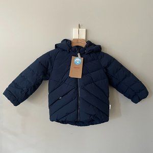 NWT Reima Kupponen Waterproof Down Winter Jacket in Navy - Size 2T